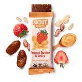Skout Organic Peanut Butter & Jelly Protein Bar Organic Protein Bar Skout Organic 