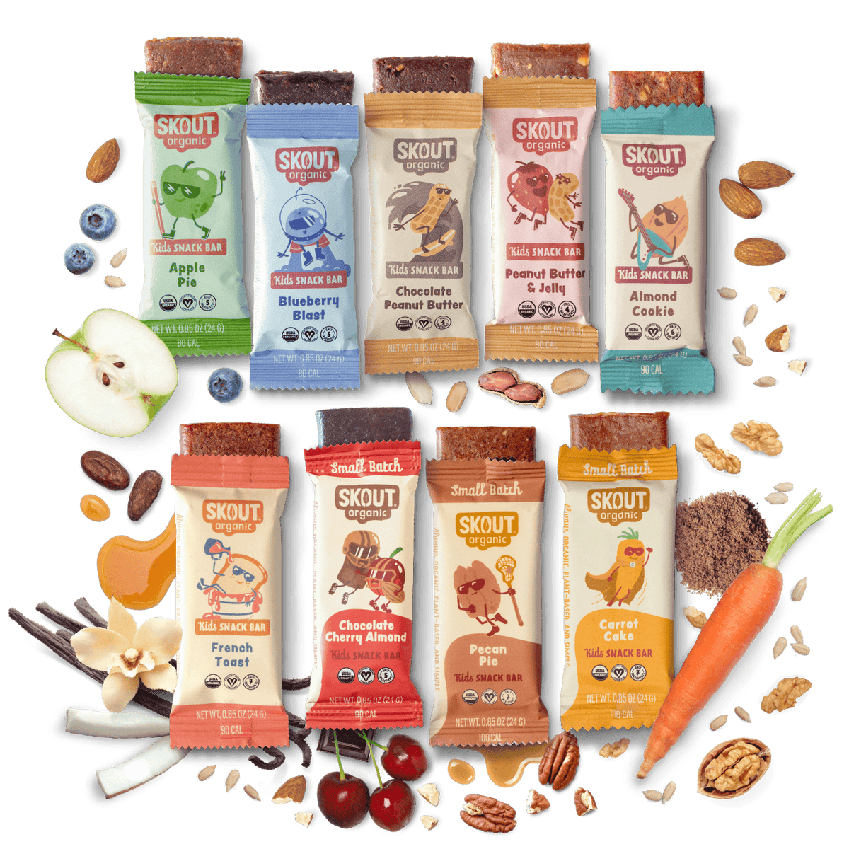 Skout Organic Soft Baked Cookie and Kids Bar Bundle