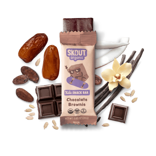 Chocolate Brownie Kids Bar Build Your Own Box - Single Bar Skout Organic Bar 