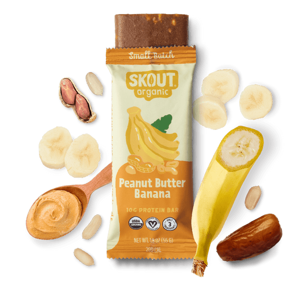 Peanut Butter Banana Protein Bar Build Your Own Box - Single Bar Skout Organic 