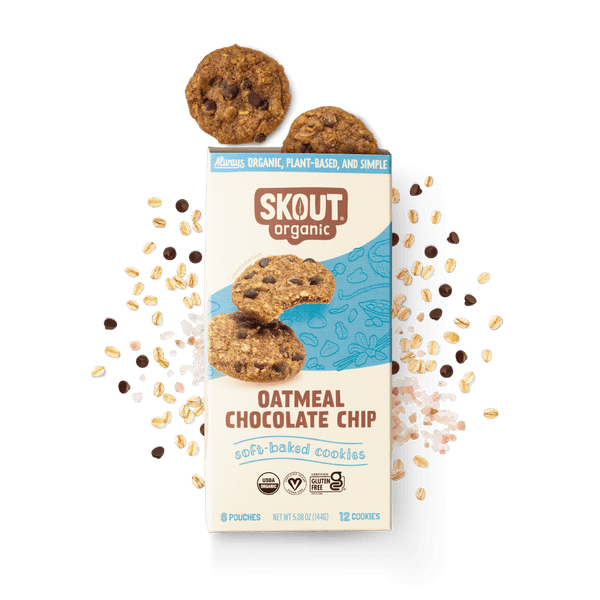 Skout Organic Oatmeal Chocolate Chip Soft Baked Cookies