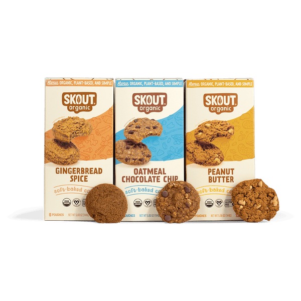 Skout Organic Soft Baked Cookie Variety Pack Soft Baked Cookies Skout Organic 3 Pack 