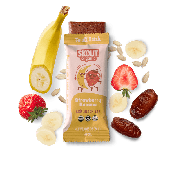 Strawberry Banana Kids Bar Build Your Own Box - Single Bar Skout Organic Bar 