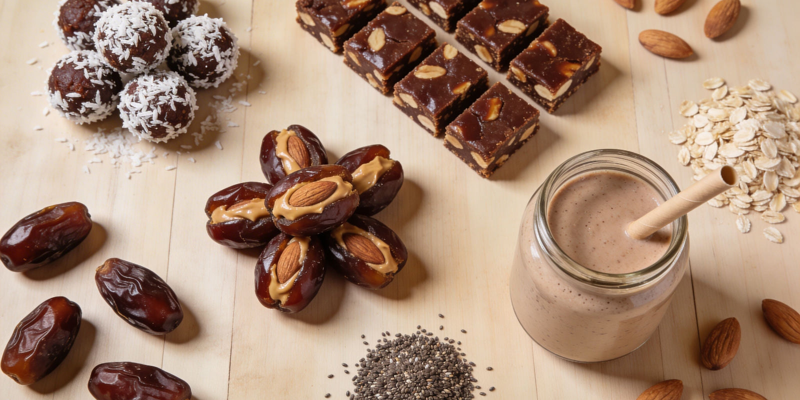 Healthy, Easy Snacks Made with Organic Dates