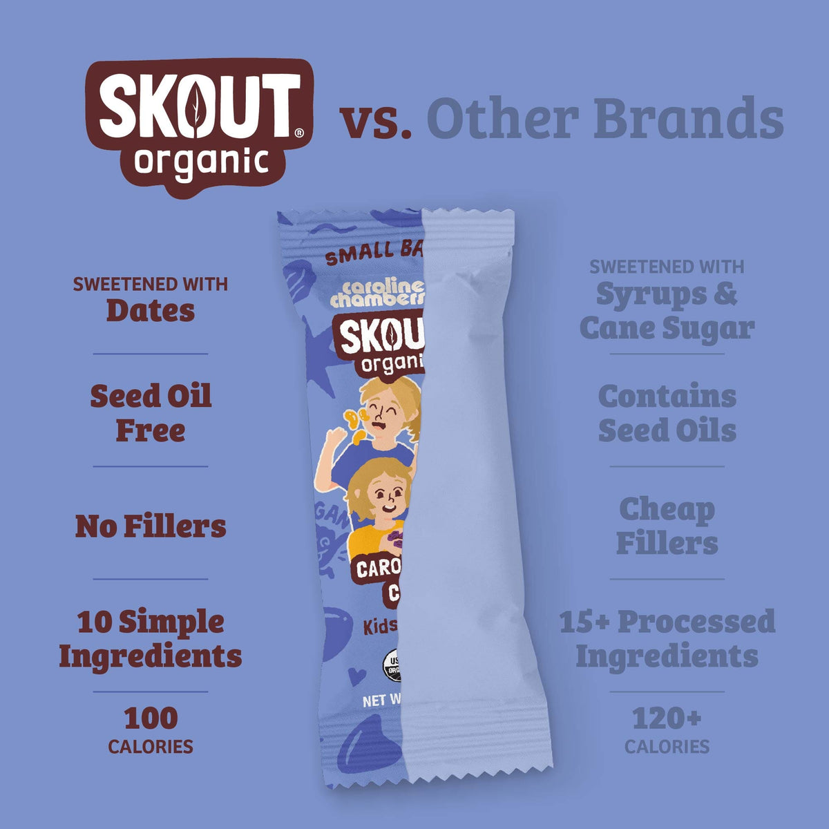 Skout Organic Caro's Beast Cookie Kids Bar Organic Kids Bars Skout Organic 
