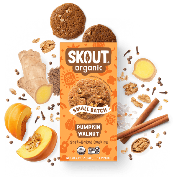 Skout Organic Pumpkin Walnut Soft Baked Cookies Soft Baked Cookies Skout Organic 