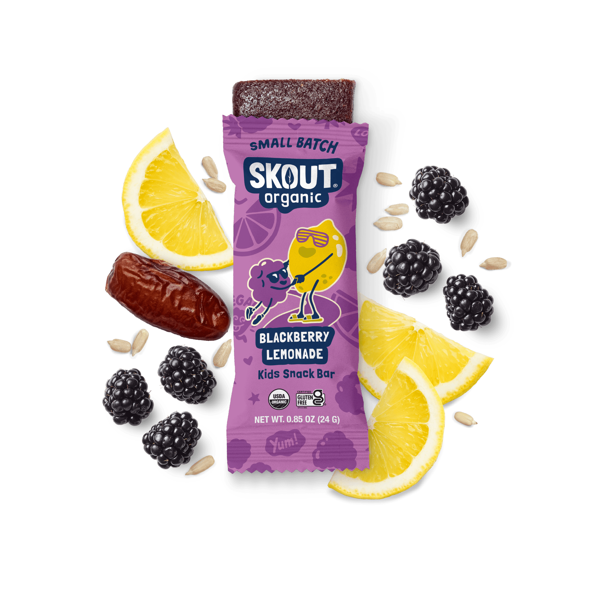Blackberry Lemonade Kids Bar - Bundle Build a Bundle - Single Unit Skout Organic 