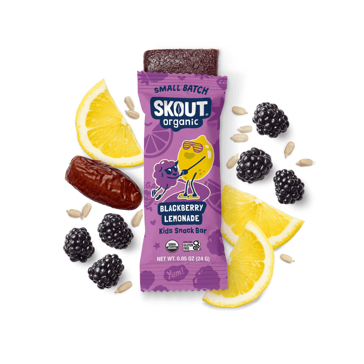 Blackberry Lemonade Kids Bar - Bundle Build a Bundle - Single Unit Skout Organic 