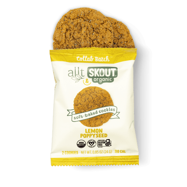 Lemon Poppyseed Cookie 2 Pack - Bundle Build a Bundle - Single Unit Skout Organic 
