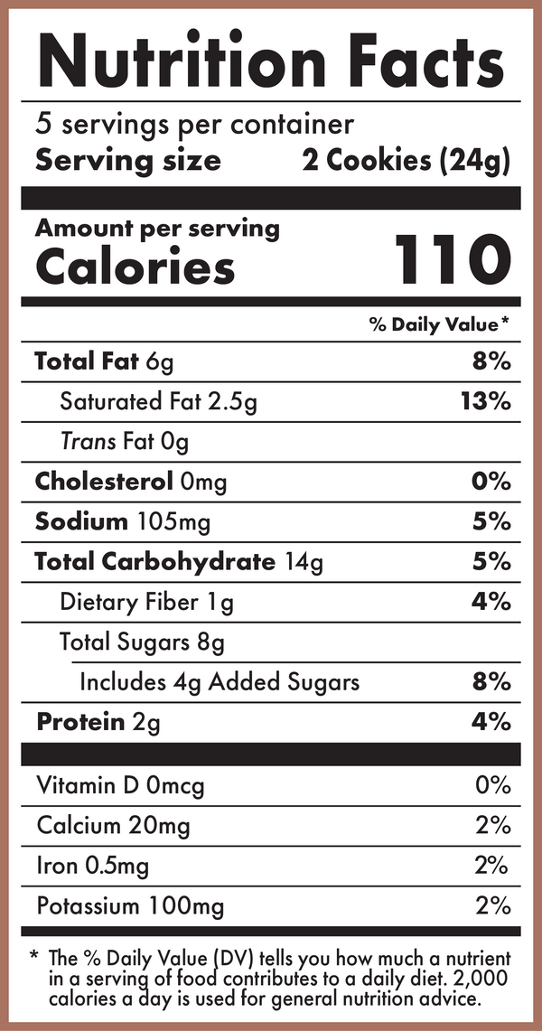 Peanut Butter Chocolate Chip Soft Baked Cookies Build Your Own Box - Single Bar Skout Organic 