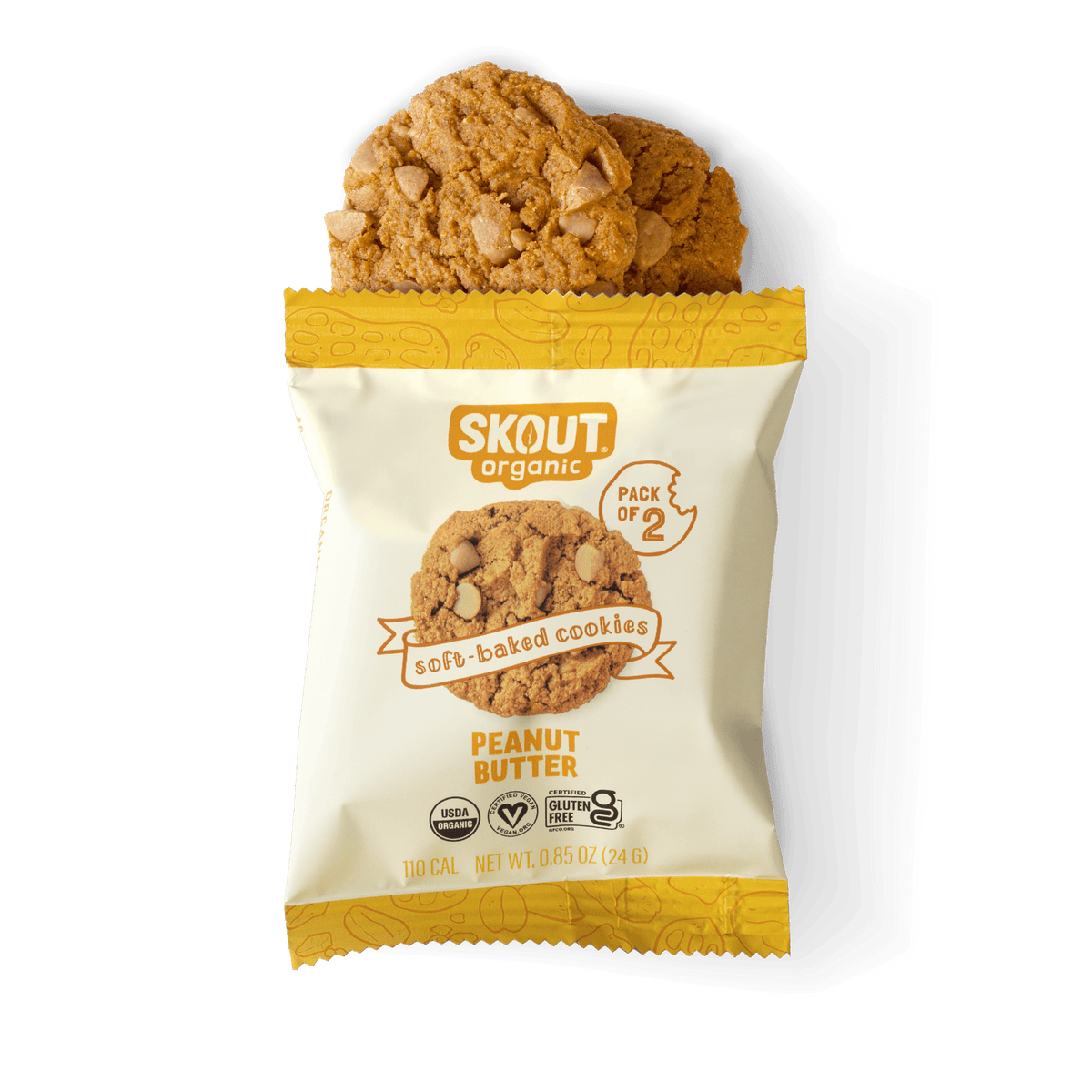 Peanut Butter Cookie 2 Pack - Bundle Build a Bundle - Single Unit Skout Organic 