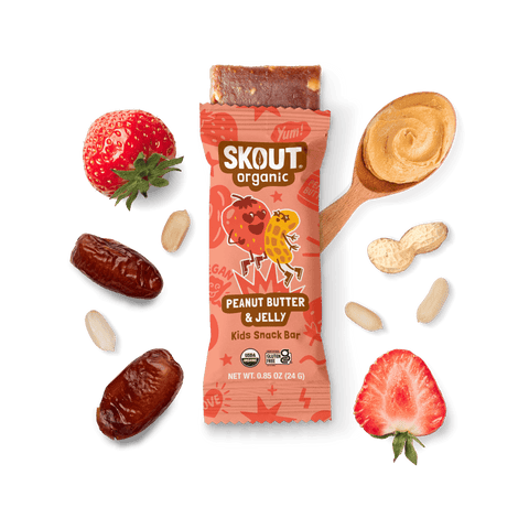 Peanut Butter & Jelly Kids Bar - Bundle Build a Bundle - Single Unit Skout Organic Bar 