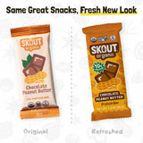 Skout Organic Chocolate Peanut Butter Protein Bar Organic Protein Bar Skout Organic 
