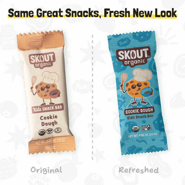 Skout Organic Cookie Dough Kids Bar Organic Kids Bars Skout Organic 