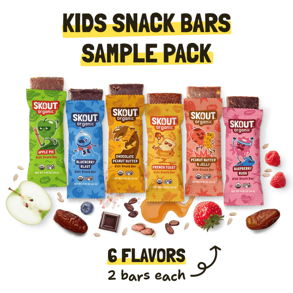 Skout Organic Kids Bar Sample Pack Organic Kids Bars Skout Organic 