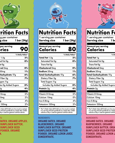 Skout Organic Kids Fruit Bar Variety Pack Organic Kids Bars Skout Organic 