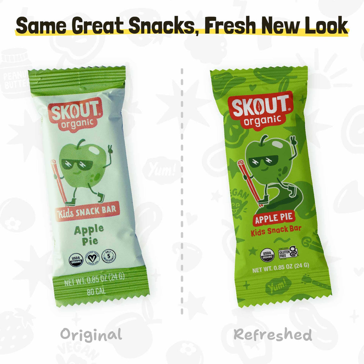 Skout Organic Kids Fruit Bar Variety Pack Organic Kids Bars Skout Organic 