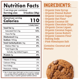 Skout Organic Peanut Butter Chocolate Chip Soft Baked Cookies Soft Baked Cookies Skout Organic 