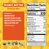 Skout Organic Peanut Butter Protein Bar Organic Protein Bar Skout Organic 