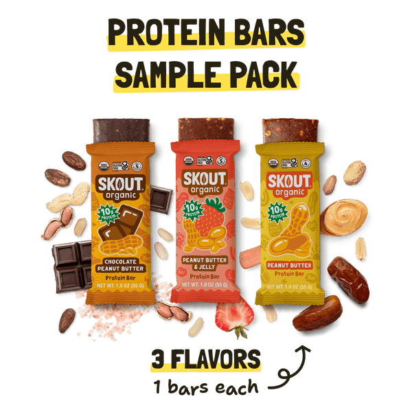 Skout Organic Protein Bar Sample Pack Organic Protein Bar Skout Organic 