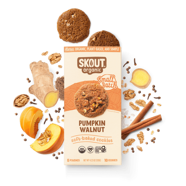 Skout Organic Pumpkin Walnut Soft Baked Cookies Soft Baked Cookies Skout Organic 