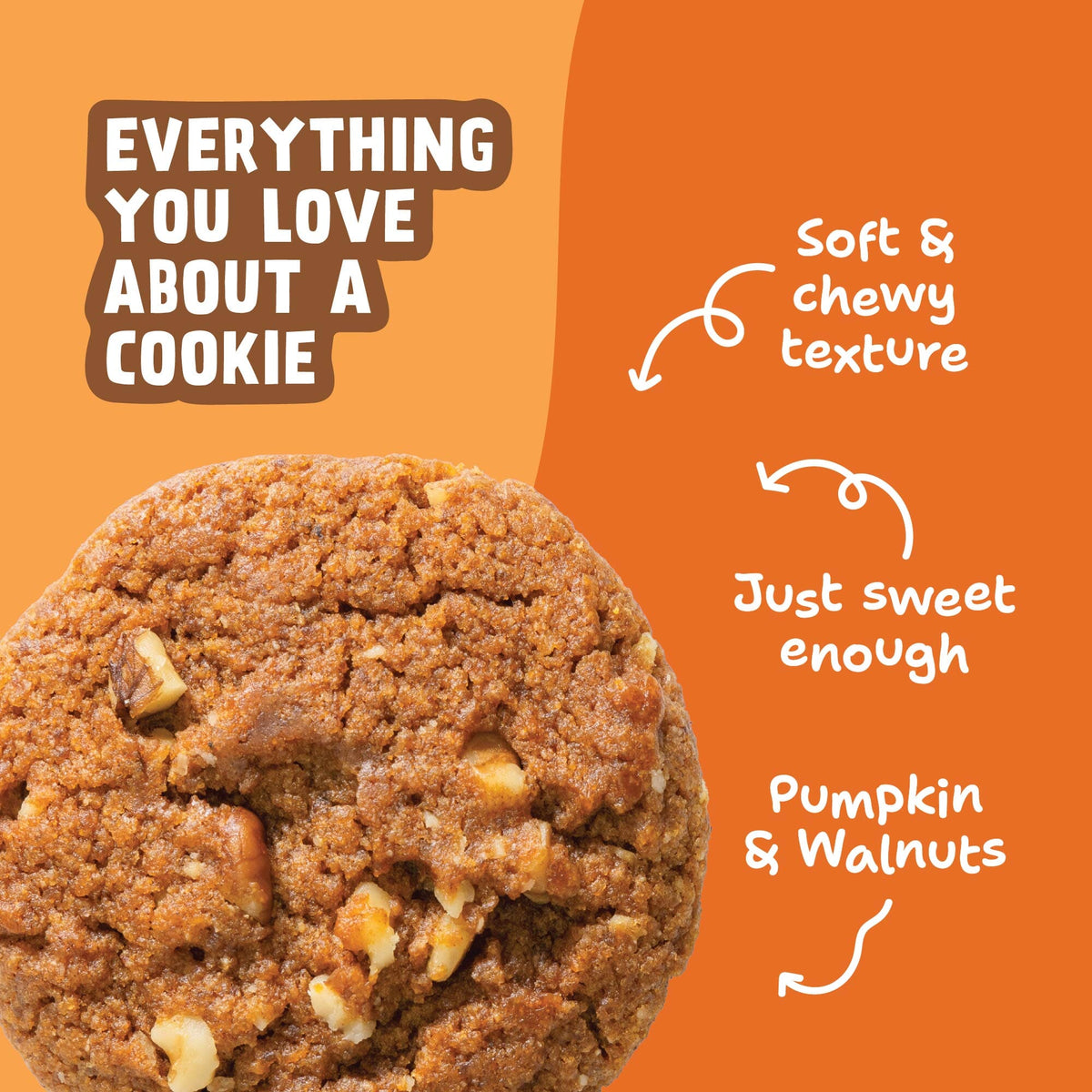 Skout Organic Pumpkin Walnut Soft Baked Cookies Soft Baked Cookies Skout Organic 