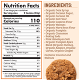 Skout Organic Pumpkin Walnut Soft Baked Cookies Soft Baked Cookies Skout Organic 