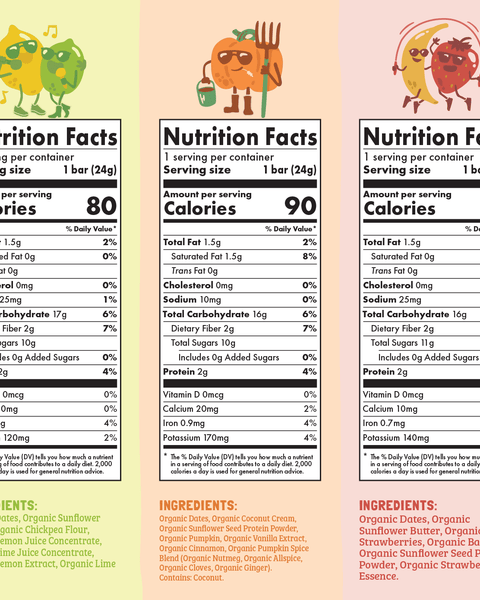 Skout Organic Small Batch Kids Bar Variety Pack - 36 Pack Organic Kids Bars Skout Organic 