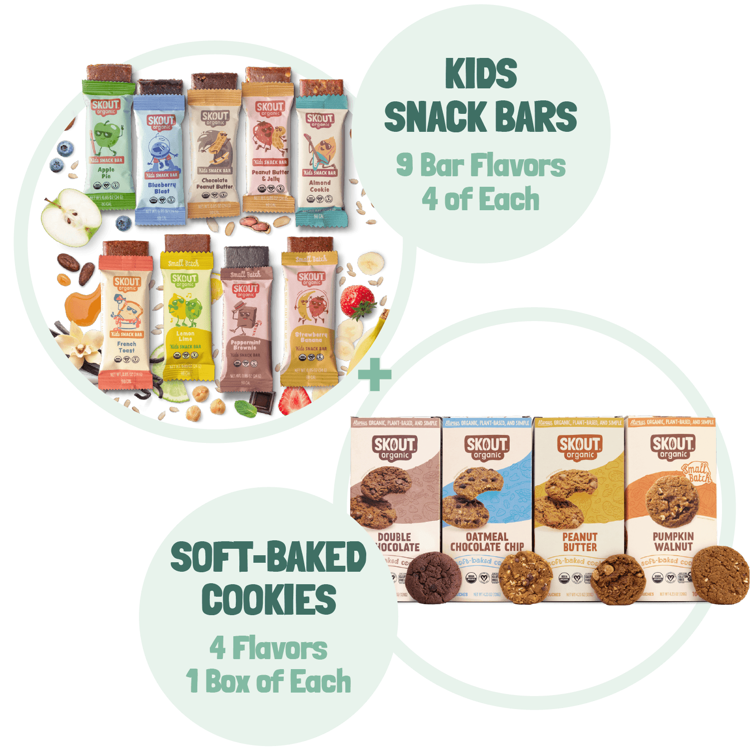 Skout Organic Small Batch Kids Bars and Cookie Bundle Mixed Bundle Skout Organic 