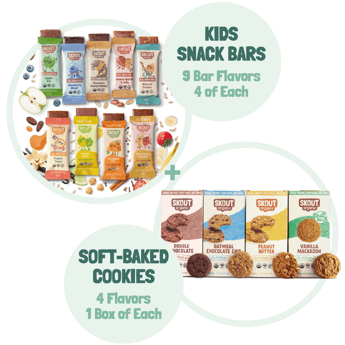 Skout Organic Small Batch Kids Bars and Cookie Bundle Mixed Bundle Skout Organic 