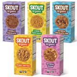 Skout Organic Small Batch Soft Baked Cookie Variety Pack - 5 Boxes Soft Baked Cookies Skout Organic 