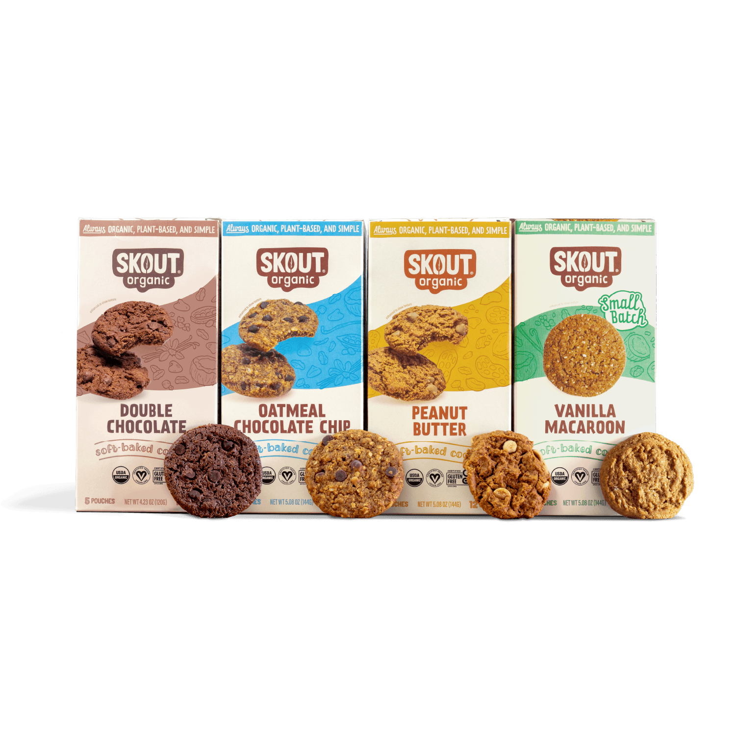 Skout Organic Small Batch Soft Baked Cookie Variety Pack Soft Baked Cookies Skout Organic 