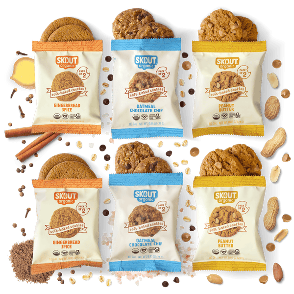 Skout Organic Soft Baked Cookie Sampler Pack