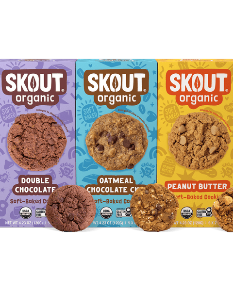 Skout Organic Soft Baked Cookie Variety Pack Soft Baked Cookies Skout Organic 3 Boxes 