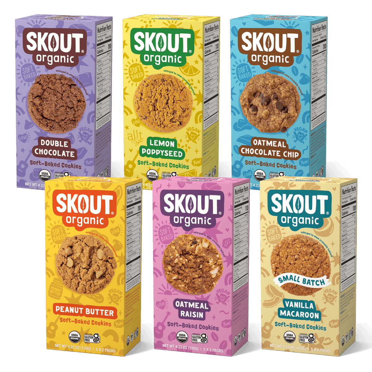 Skout Organic x VegNews Soft Baked Cookie Flash Sale Soft Baked Cookies Skout Organic 