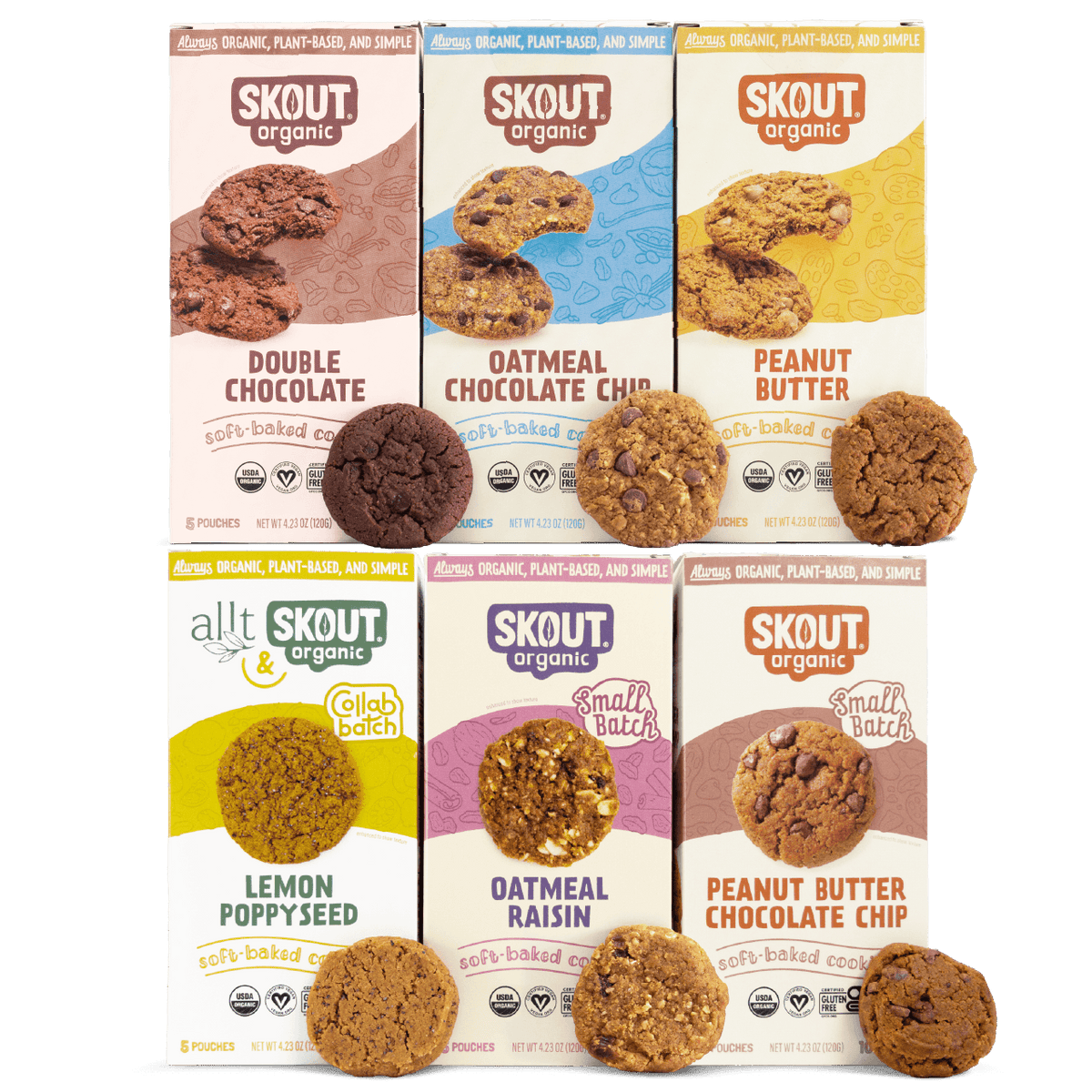 Skout Organic x VegNews Soft Baked Cookie Flash Sale Soft Baked Cookies Skout Organic 
