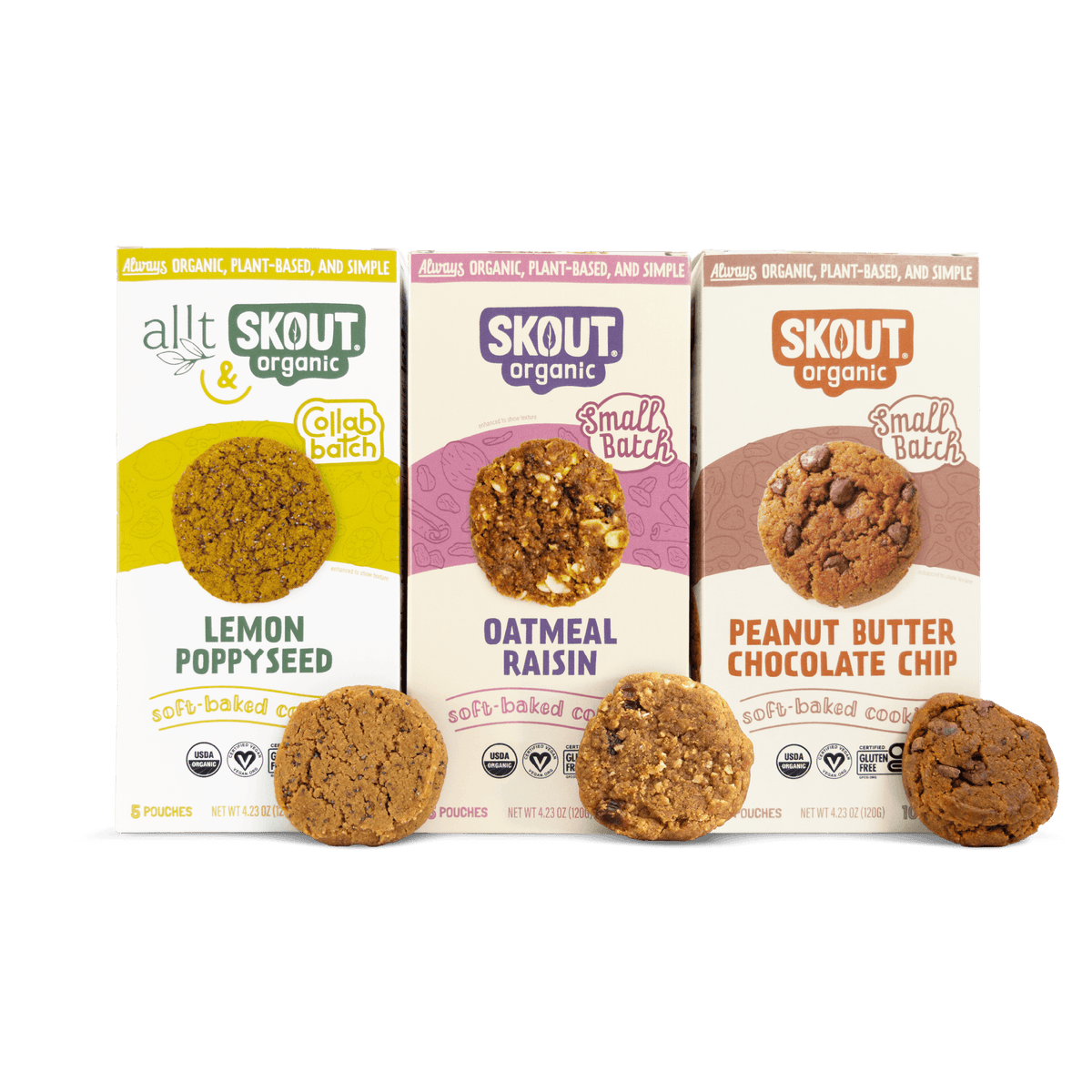 Skout Organic x VegNews Soft Baked Cookie Flash Sale Soft Baked Cookies Skout Organic 