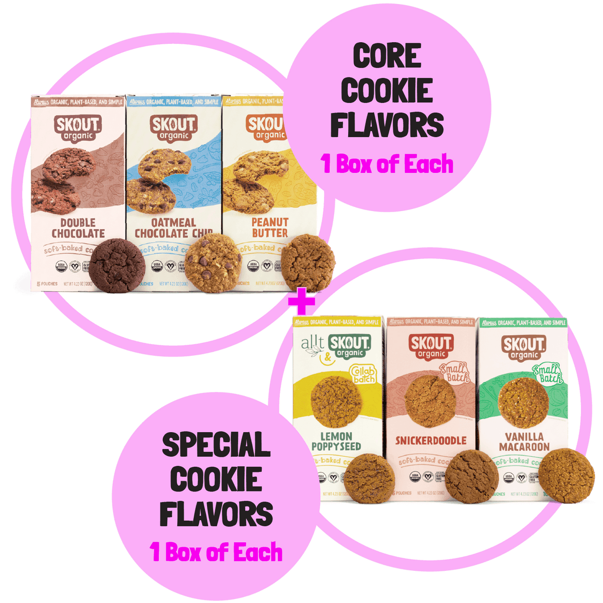 Skout Organic x VegNews Soft Baked Cookie Flash Sale Soft Baked Cookies Skout Organic 