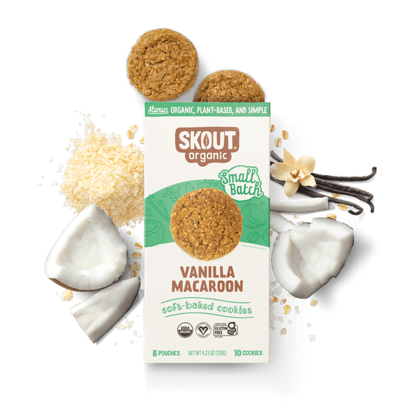 Vanilla Macaroon Soft Baked Cookies Build Your Own Box - Single Bar Skout Organic 