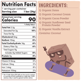 Skout Organic Chocolate Brownie Kids Bar Organic Kids Bars - Nutrition Facts