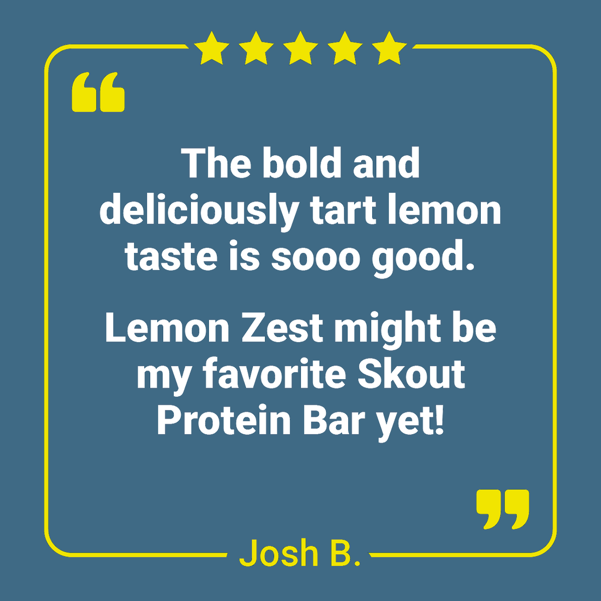 Lemon Zest Protein Bar