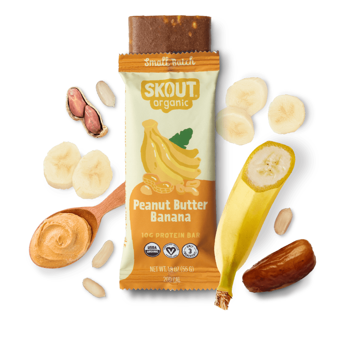 Peanut Butter Banana Protein Bar