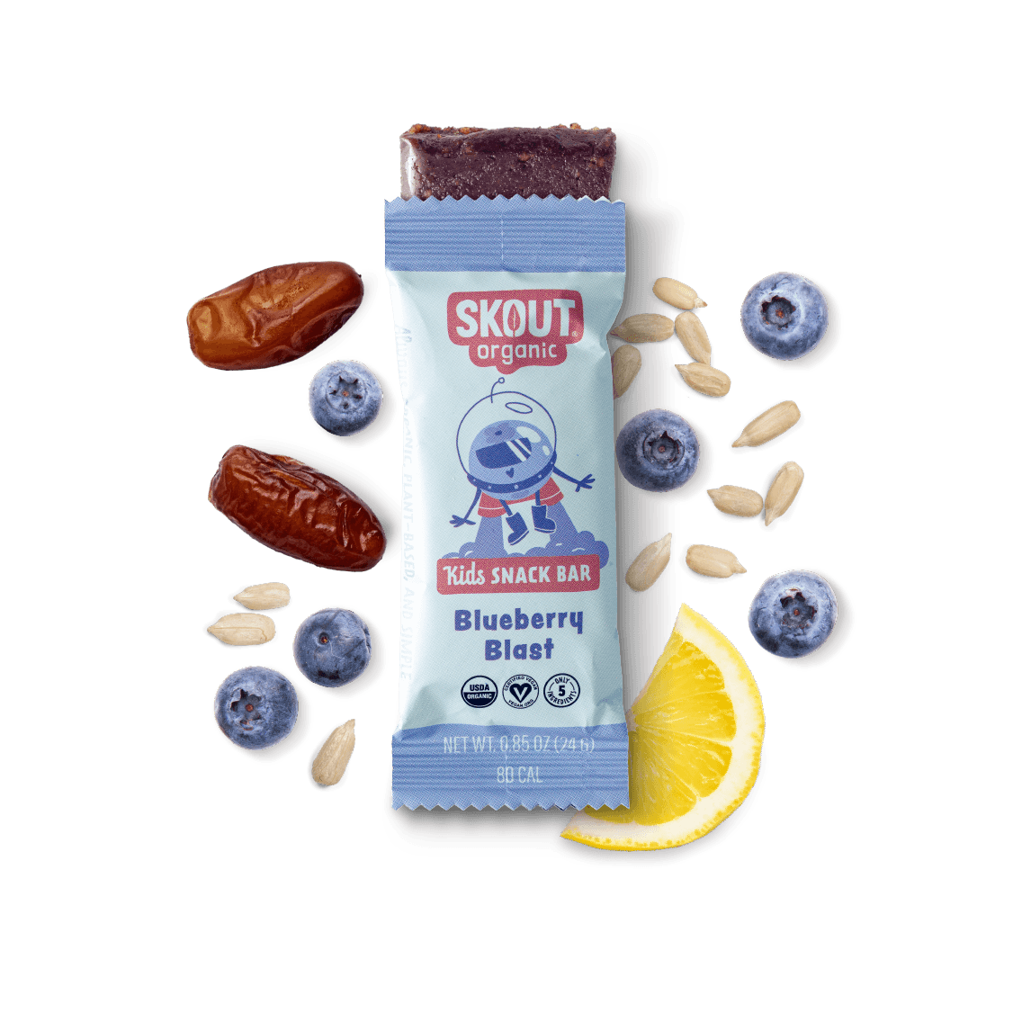 Skout Organic Kids Snack Bar | Blueberry Blast